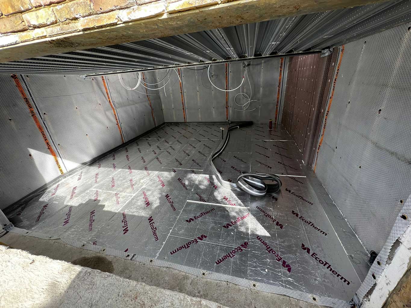 myconos construction basement